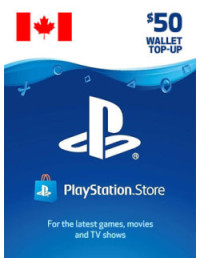 Buy Game Gift Card - 50 CAD - PS Network Credit (PSN)
