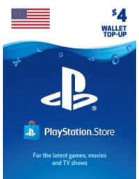 Buy Game Gift Card - 4 USD - PS Network Credit (PSN)