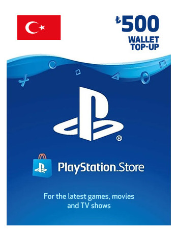 Buy Game Gift Card - 500 TRY - PS Network Credit (PSN)