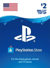 Buy Game Gift Card - 2 USD - PS Network Credit (PSN)