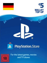 Buy Game Gift Card - 5 EUR - PS Network Credit (PSN)