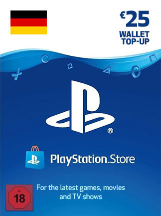 Buy Game Gift Card - 25 EUR - PS Network Credit (PSN)