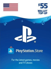 Buy Game Gift Card - 55 USD - PS Network Credit (PSN)