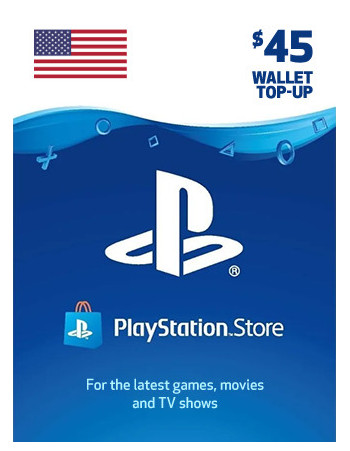 Buy Game Gift Card - 45 USD - PS Network Credit (PSN)