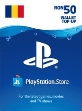 Buy Game Gift Card - 50 RON - PS Network Credit (PSN)