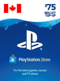 Buy Game Gift Card - 75 CAD - PS Network Credit (PSN)