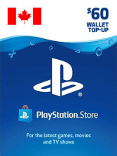 Buy Game Gift Card - 60 CAD - PS Network Credit (PSN)