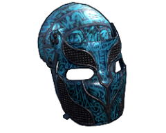 Azul Metal Facemask