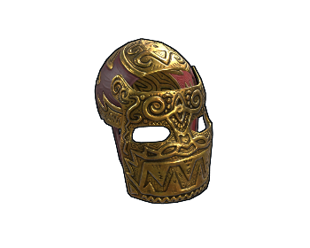 Legendary Gold Facemask