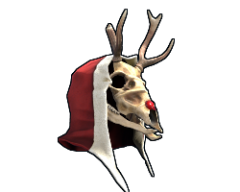 Rudolph Skull Mask