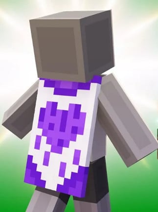 Minecraft Java & Bedrock Edition: Purple Heart Cape - DLC (Microsoft Store)