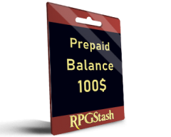 Prepaid Balance 100$