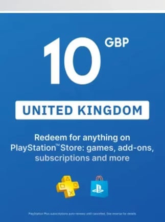 10 GBP - Playstation Gift Card (PSN)