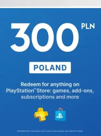300 PLN - Playstation Gift Card (PSN)