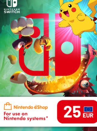 Buy 25 EUR - Nintendo eShop Gift Card Nintendo Switch Europe Key