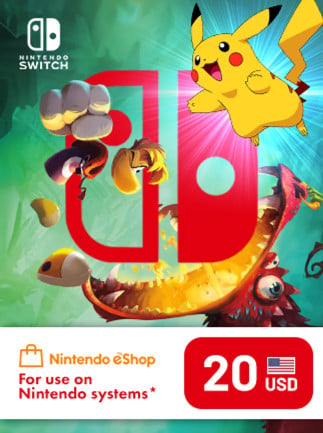 Buy 20 USD - Nintendo eShop Gift Card Nintendo Switch USA Key
