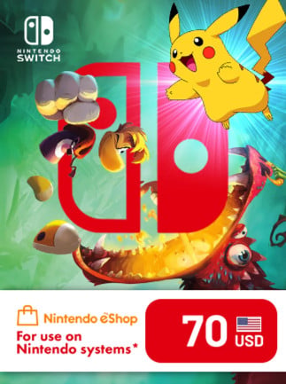 Buy 70 USD - Nintendo eShop Gift Card Nintendo Switch USA Key