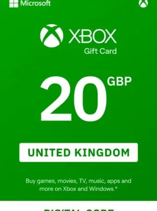 20 GBP - Xbox Live Gift Card (Xbox Live)