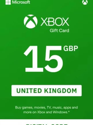 15 GBP - Xbox Live Gift Card (Xbox Live)