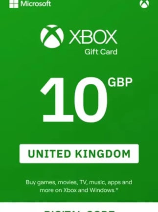 10 GBP - Xbox Live Gift Card (Xbox Live)