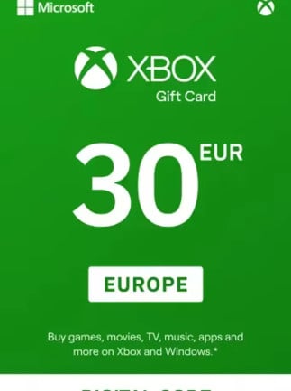 30 EUR - Xbox Live Gift Card (Xbox Live)