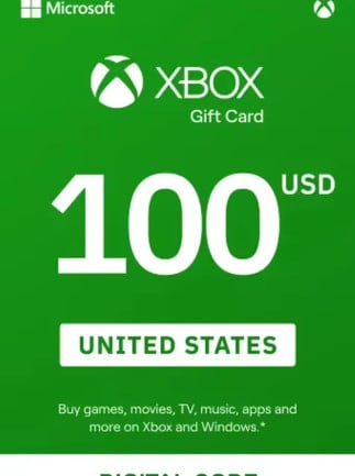 100 USD - Xbox Live Gift Card (Xbox Live)