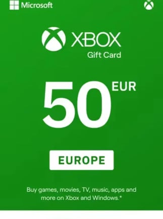 50 EUR - Xbox Live Gift Card (Xbox Live)