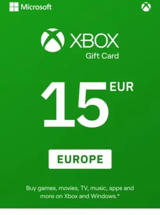 15 EUR - Xbox Live Gift Card (Xbox Live)