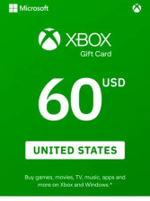Buy 60 USD - Xbox Live Gift Card Xbox Live USA Key